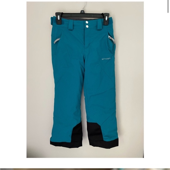 Spyder Bottoms Spyder Girls Teal Snow Pants Poshmark